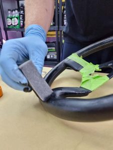 how to restore steering wheel