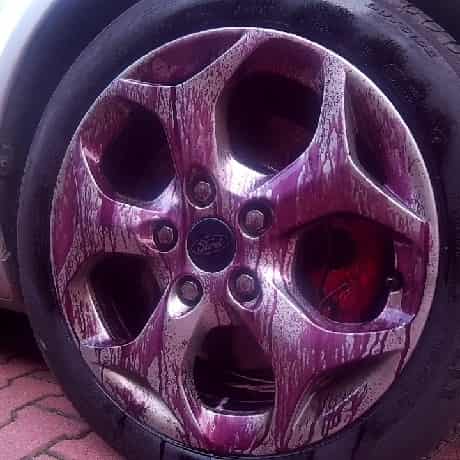 iron fallout remover car wheel