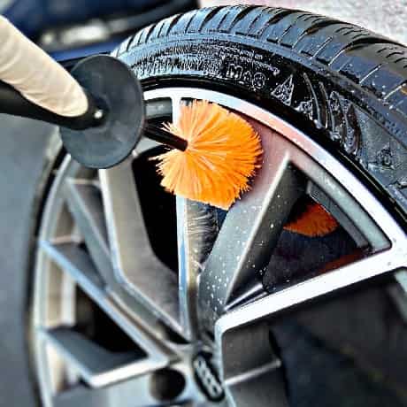 how to clean wheels
