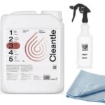 cleantle glass cleaner spray bottle glass cloth