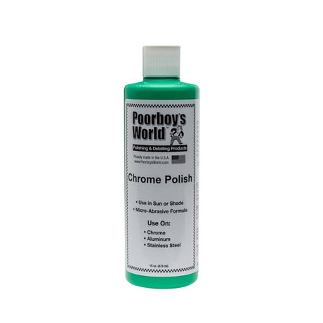 poorboys chrome polish 473ml bottle