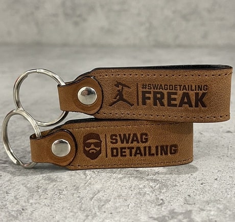 leather key ring