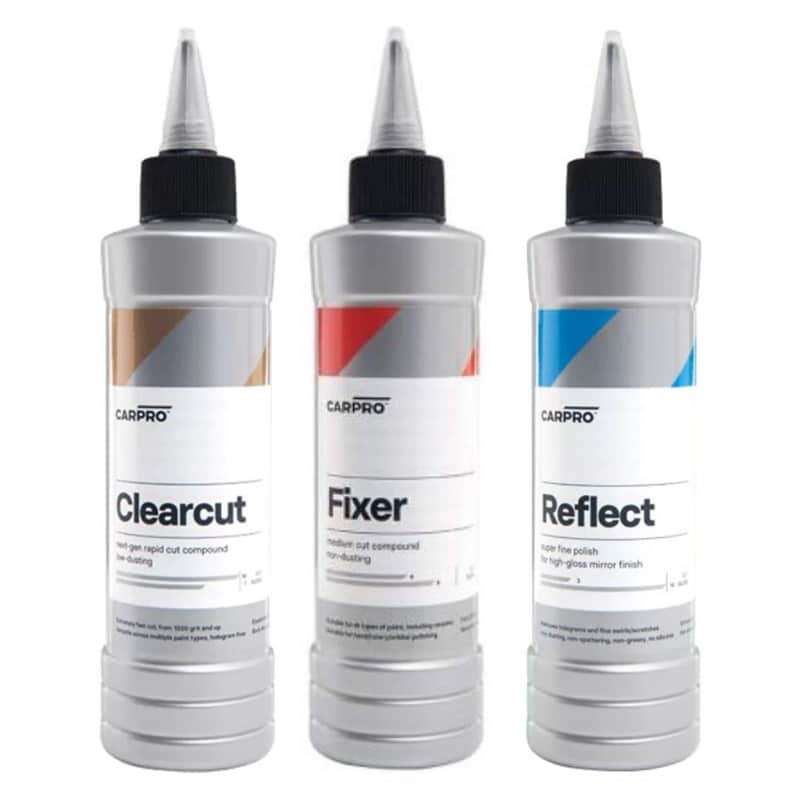 carpro-compounds-set-min-1.jpg CarPro Polishing Compounds Set 3x250ml - Image 1