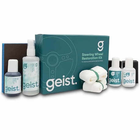geist-leather-restoration-kit-ireland.jpg Geist Leather Steering Wheel Restoration Kit (Black) - Image 1