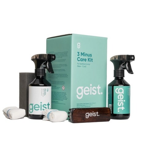 geist-new-car-leather-kit-3minus-ireland.jpg Geist 3 Minus Care Kit for Leather & Vinyl - Image 1