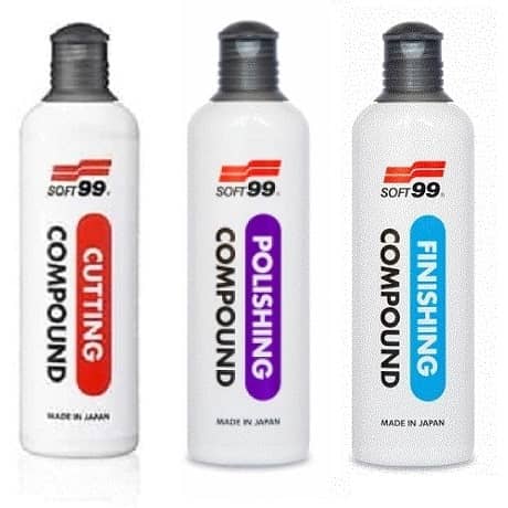 soft99-polishing-compounds-set-ireland-1.jpg SOFT99 Polishing Compounds Set 3x300ml - Image 1