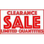 Stock Clearance Various products up to 70% OFF